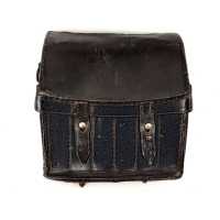 Militaria SACOCHE EN CUIR     ÉTUI PORTE FUSÉE WW2 {PRODUCT_REFERENCE} - 1