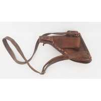 Militaria ÉTUI JAMBON MODÈLE 1876 POUR REVOLVER MAS MODÈLE 1873 INFANTERIE 11MM DE JANVIER 1895 - FRANCE IIIè République {PRODUC