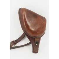 Militaria ÉTUI JAMBON MODÈLE 1876 POUR REVOLVER MAS MODÈLE 1873 INFANTERIE 11MM DE JANVIER 1895 - FRANCE IIIè République {PRODUC