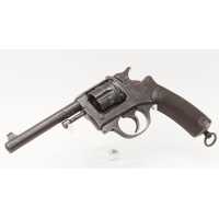 Armes de Poing REVOLVER MODÈLE 1892  FABRICATION CIVIL  G.J. À SAINT-ÉTIENNE CALIBRE  8x27R / 8MM 92  -  France XIXè  - 1