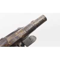 Armes de Poing PISTOLET DE POCHE D'OFFICIER DE MARINE CALOTTE TÊTE D'OISEAU SIGNÉ PARIS - FRANCE XVIIIè  - 11