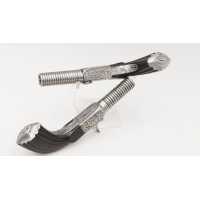 Armes de Poing PAIRE DE PISTOLETS  À COFFRE DE POCHE À PERCUSSION DIT DE VOYAGE CALIBRE 10MM  - 3