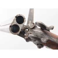 Armes de Poing RARE PAIRE DE PISTOLETS DE VÉNERIE SYSTÈME LEFAUCHEUF CALIBRE BALLE RAYÉ 16 À BROCHE - FRANCE XIXè  - 22