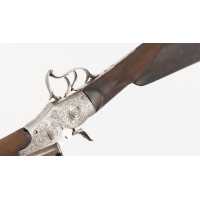 Armes Longues FUSIL DE CHASSE NAGANT REMINGTON CAL.12/65 JUXTA À SYSTÈME ROLLING BLOCK BREVETÉ EN 1870  - Belgique XIXè  - 4