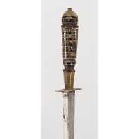 Coutellerie STYLET CORSE ARTISANAL DE LA CASTAGNICCIA LAME TYPIQUE À DOUBLE TRANCHANT XIXè, 30cm  - 2