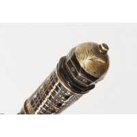 Coutellerie STYLET CORSE ARTISANAL DE LA CASTAGNICCIA LAME TYPIQUE À DOUBLE TRANCHANT XIXè, 30cm  - 10