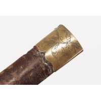 Coutellerie STYLET CORSE ARTISANAL DE LA CASTAGNICCIA LAME TYPIQUE À DOUBLE TRANCHANT XIXè, 30cm  - 19