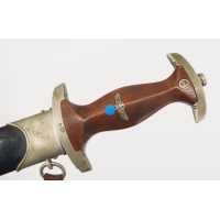 Militaria DAGUE DE SERVICE NSKK 1933 RARE FABRICATION  FR.V.D. KHOLEN SOLINGEN ALLEMAGNE WW2 315337-23 - 7