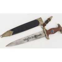 Militaria DAGUE DE SERVICE NSKK 1933 RARE FABRICATION  FR.V.D. KHOLEN SOLINGEN ALLEMAGNE WW2 315337-23 - 13