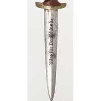 Militaria DAGUE DE SERVICE NSKK 1933 RARE FABRICATION  FR.V.D. KHOLEN SOLINGEN ALLEMAGNE WW2 315337-23 - 10