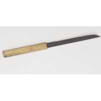 Art du Japon KOZUKA ACCESSOIRE DE SABRE JAPONAIS BRANCHES FLEURS CERISIERS ET OISEAUX  - 3