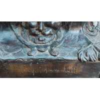 Antiquités PAIRE DE GRANDS SOLDATS EN BRONZE DE TAILLE HUMAINE MOUSQUETAIRES CAVALIERS STYLE RENAISSANCE  - 6