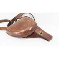 Militaria ÉTUI JAMBON MODÈLE 1876 POUR REVOLVER MAS MODÈLE 1873 INFANTERIE 11MM DE JANVIER 1895 - FRANCE IIIè République  - 2