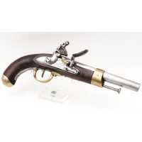 Armes de Poing PISTOLET DE CAVALERIE TROUPE MODELE AN XIII  Mre IMPÉRIALE DE SAINT-ÉTIENNE 1813 - FRANCE PREMIER EMPIRE  - 1