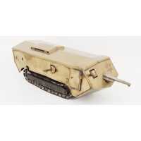 Antiquités JOUET MÉCANIQUE MARQUETTE DU CHAR SAINT CHAMOND 1916 - FRANCE début XXè  - 1