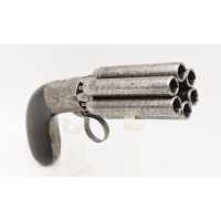 Armes de Poing REVOLVER POIVRIÈRE MARIETTE BREVETÉ 1850  6 CANONS À PERCUSSION CALIBRE 9MM  - 13