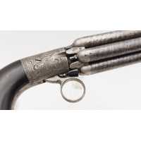 Armes de Poing REVOLVER POIVRIÈRE MARIETTE BREVETÉ 1850  6 CANONS À PERCUSSION CALIBRE 9MM  - 9