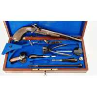 Armes de Poing GASTINNE RENETTE PISTOLET DE TIR À PERCUSSION Cal.44 POUDRE NOIRE 1882 en COFFRET - FRANCE FRANCE LOUIS PHILIPPE 