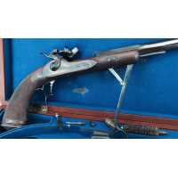 Armes de Poing GASTINNE RENETTE PISTOLET DE TIR À PERCUSSION Cal.44 POUDRE NOIRE 1882 en COFFRET - FRANCE FRANCE LOUIS PHILIPPE 