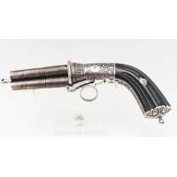 Armes de Poing POIVRIÈRE LF384 LEFAUCHEUX CASIMIR INVENTEUR 1845 CALIBRE 12MM BROCHE - FRANCE LOUIS PHILIPPE 1469-62-34 - 5