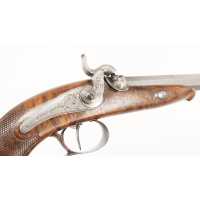 Armes de Poing CASSETTE NÉCESSAIRE PISTOLETS DE DUEL SIGNÉ LEFAURE PARIS 1860 - FRANCE XIXè 1469-62MRS-42 - 5