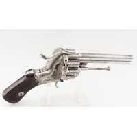 Armes de Poing REVOLVER LEFAUCHEUX  MODÈLE 1864  20 COUPS  CANONS SUPERPOSÉS  CALIBRE 7MM À BROCHE - FRANCE SECOND EMPIRE  - 4