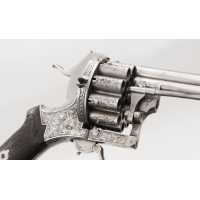 Armes de Poing REVOLVER LEFAUCHEUX  MODÈLE 1864  20 COUPS  CANONS SUPERPOSÉS  CALIBRE 7MM À BROCHE - FRANCE SECOND EMPIRE  - 3