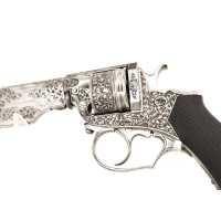 Armes de Poing RARE REVOLVER DE LUXE  PERRIN MODÈLE 1965/96 À BAÏONNETTE COUTEAU  CALIBRE 7MM - FRANCE XIXè 1469-62-55 - 17