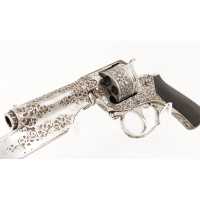 Armes de Poing RARE REVOLVER DE LUXE  PERRIN MODÈLE 1965/96 À BAÏONNETTE COUTEAU  CALIBRE 7MM - FRANCE XIXè 1469-62-55 - 20