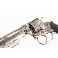 Armes de Poing RARE REVOLVER DE LUXE  PERRIN MODÈLE 1965/96 À BAÏONNETTE COUTEAU  CALIBRE 7MM - FRANCE XIXè 1469-62-55 - 14