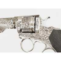 Armes de Poing RARE REVOLVER DE LUXE  PERRIN MODÈLE 1965/96 À BAÏONNETTE COUTEAU  CALIBRE 7MM - FRANCE XIXè 1469-62-55 - 16