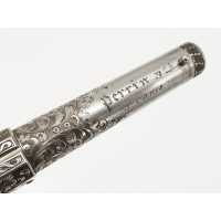 Armes de Poing RARE REVOLVER DE LUXE  PERRIN MODÈLE 1965/96 À BAÏONNETTE COUTEAU  CALIBRE 7MM - FRANCE XIXè 1469-62-55 - 18
