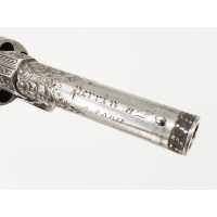 Armes de Poing RARE REVOLVER DE LUXE  PERRIN MODÈLE 1965/96 À BAÏONNETTE COUTEAU  CALIBRE 7MM - FRANCE XIXè 1469-62-55 - 21
