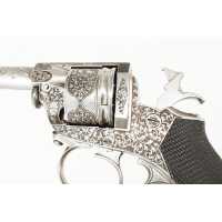 Armes de Poing RARE REVOLVER DE LUXE  PERRIN MODÈLE 1965/96 À BAÏONNETTE COUTEAU  CALIBRE 7MM - FRANCE XIXè 1469-62-55 - 4
