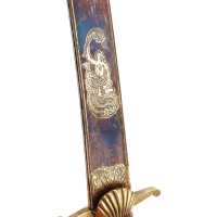Armes Blanches EXCEPTIONNEL SABRE DE BORD D'UN OFFICIER DE MARINE - FRANCE DIRECTOIRE 48197-36 - 10
