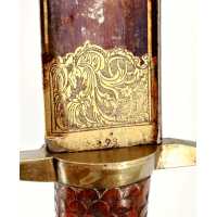 Armes Blanches EXCEPTIONNEL SABRE DE BORD D'UN OFFICIER DE MARINE - FRANCE DIRECTOIRE 48197-36 - 14