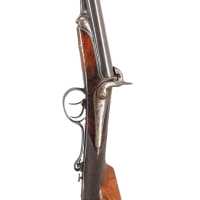 Armes d'Épaule RARE FUSIL DE CHASSE À SYSTÈME BREVETÉ PLOMBEUR À PARIS  Cal. 16 À BROCHE RAYÉ  GROS GIBIER vers 1860 - FRANCE XI