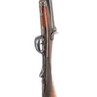Armes d'Épaule RARE FUSIL DE CHASSE À SYSTÈME BREVETÉ PLOMBEUR À PARIS  Cal. 16 À BROCHE RAYÉ  GROS GIBIER vers 1860 - FRANCE XI