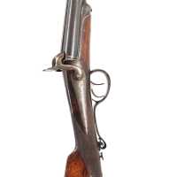 Armes d'Épaule RARE FUSIL DE CHASSE À SYSTÈME BREVETÉ PLOMBEUR À PARIS  Cal. 16 À BROCHE RAYÉ  GROS GIBIER vers 1860 - FRANCE XI