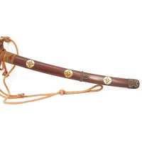 Art Japonais NAGINATA-NAOSHI KATANA ITOMAKI TYPE TACHI SOSHU BIZEN OSAFUNE MOTOSHIGE 1334 NANBOKUCHO JIDAI 015673-7 - 3