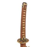 Art Japonais NAGINATA-NAOSHI KATANA ITOMAKI TYPE TACHI SOSHU BIZEN OSAFUNE MOTOSHIGE 1334 NANBOKUCHO JIDAI 015673-7 - 13