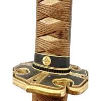 Art Japonais NAGINATA-NAOSHI KATANA ITOMAKI TYPE TACHI SOSHU BIZEN OSAFUNE MOTOSHIGE 1334 NANBOKUCHO JIDAI 015673-7 - 4