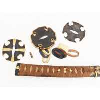 Art Japonais NAGINATA-NAOSHI KATANA ITOMAKI TYPE TACHI SOSHU BIZEN OSAFUNE MOTOSHIGE 1334 NANBOKUCHO JIDAI 015673-7 - 35