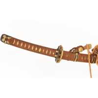 Art Japonais NAGINATA-NAOSHI KATANA ITOMAKI TYPE TACHI SOSHU BIZEN OSAFUNE MOTOSHIGE 1334 NANBOKUCHO JIDAI 015673-7 - 2