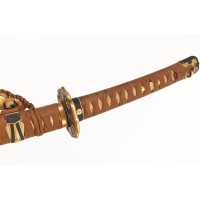 Art Japonais NAGINATA-NAOSHI KATANA ITOMAKI TYPE TACHI SOSHU BIZEN OSAFUNE MOTOSHIGE 1334 NANBOKUCHO JIDAI 015673-7 - 52