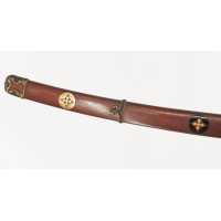 Art Japonais NAGINATA-NAOSHI KATANA ITOMAKI TYPE TACHI SOSHU BIZEN OSAFUNE MOTOSHIGE 1334 NANBOKUCHO JIDAI 015673-7 - 53