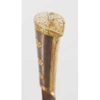 Armes Blanches POIGNARD PERSE / INDE - DOUBLE KARD / QAJAR EN DAMAS PERSAN ET KOFTGARI EN OR 135302.2 - 6