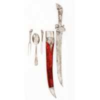 Armes Blanches DAGUE DE CHASSE XVIIIè  TULA 1760 HUNTING DAGGER - RUSSIE 1762 CATHERINE II A-4190-42 - 2