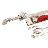 Armes Blanches DAGUE DE CHASSE XVIIIè  TULA 1760 HUNTING DAGGER - RUSSIE 1762 CATHERINE II A-4190-42 - 14