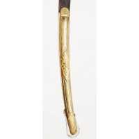 Armes Blanches SABRE D'OFFICIER SUPÉRIEUR DE MARINE DIRECTOIRE PREMIER EMPIRE MONTURE À L'ALLEMANDE & GARDE PERLÉE 51615-6 - 23